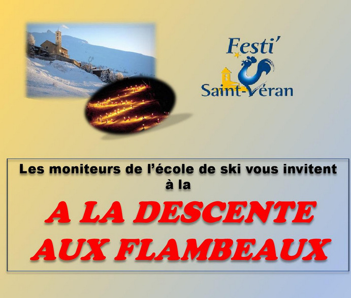 affiche descente aux flambeaux